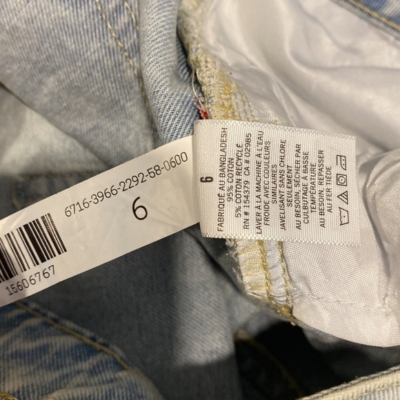 Aeropostale • high rise, wide leg destroyed denim jeans - Picture 14 of 14